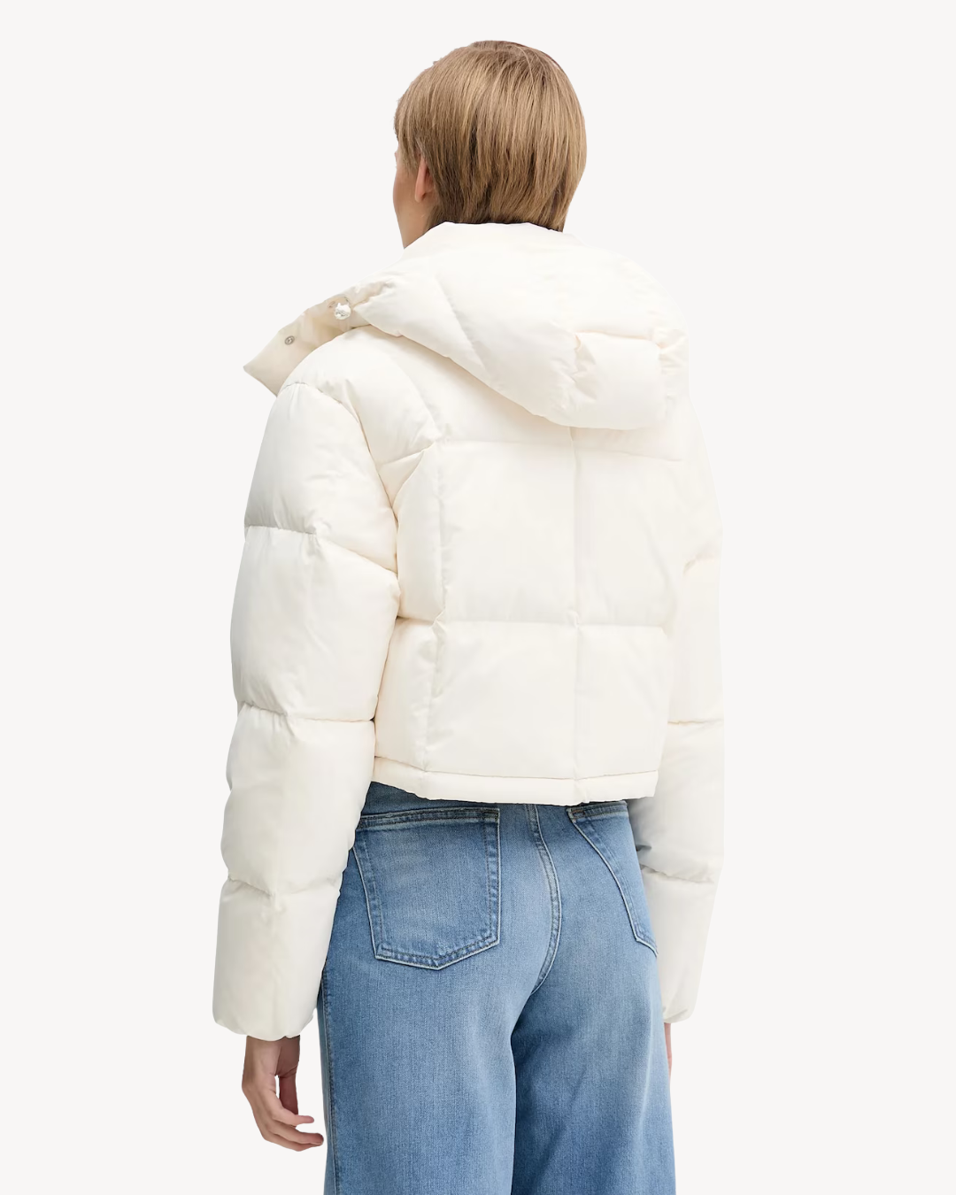 Tommy Jeans - Tjw Alaska Grid Crp Dwn Jacket - Bianco
