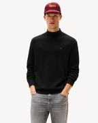 Tommy Jeans - Slim Roll Neck Sweater - Nero