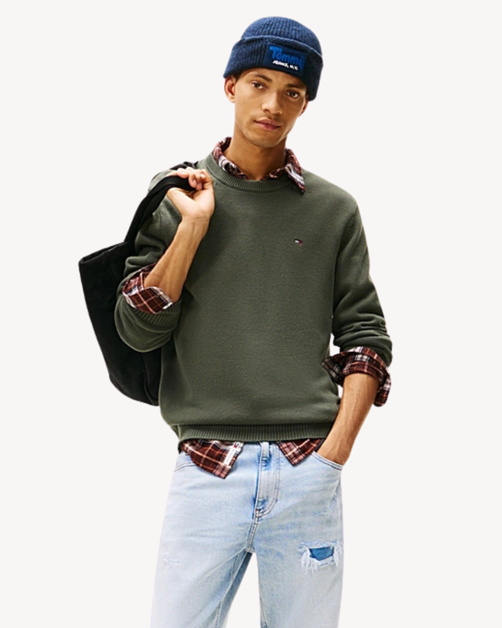 Tommy Jeans - Slim Sweater - Verde