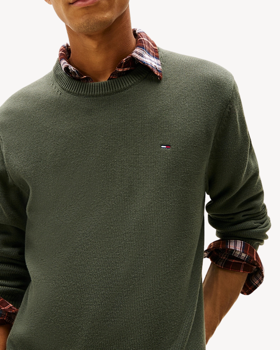 Tommy Jeans - Slim Sweater - Verde