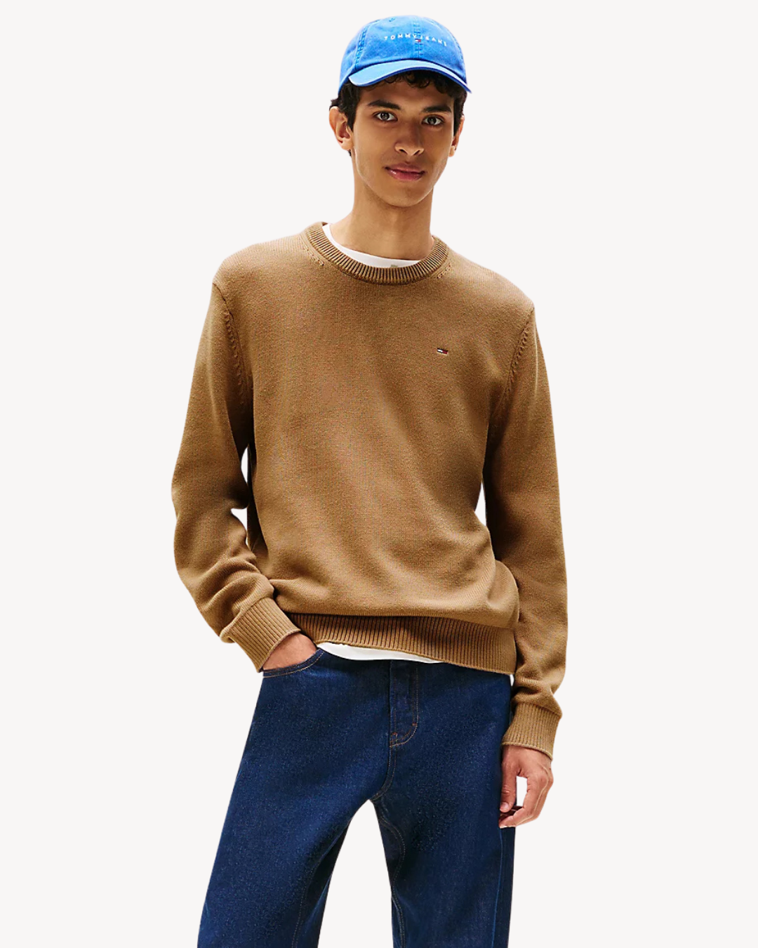 Tommy Jeans - Slim Sweater - Camel