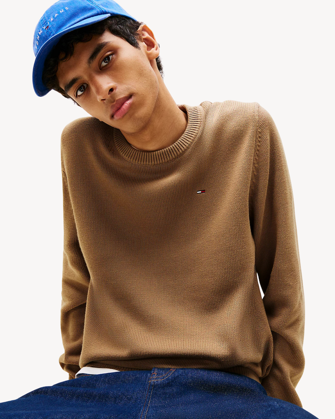 Tommy Jeans - Slim Sweater - Camel