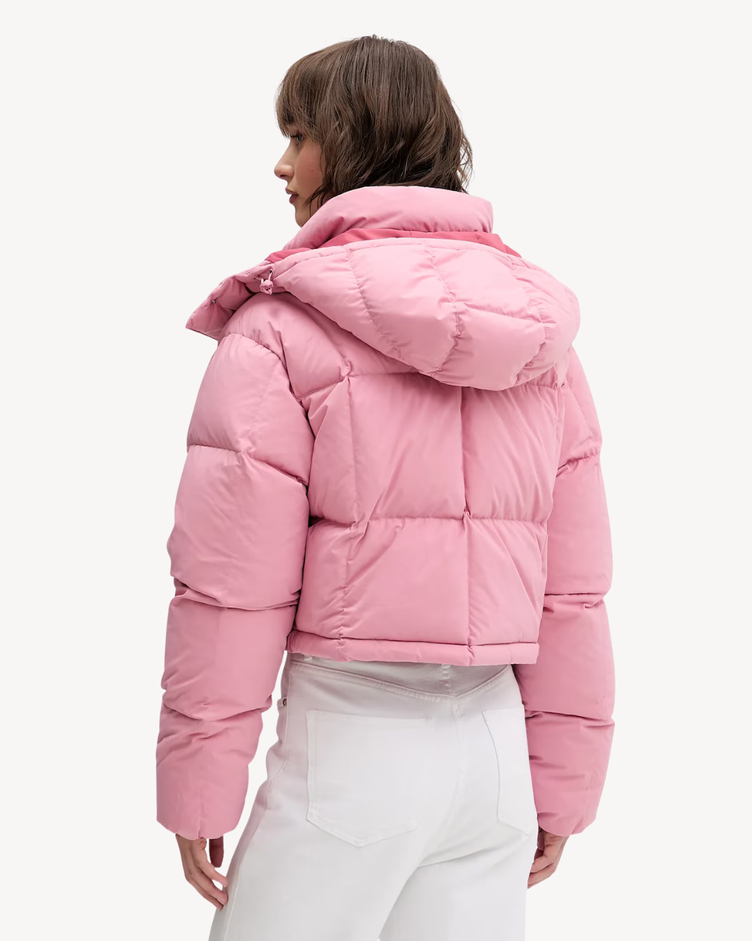 Tommy Jeans - Tjw Alaska Grid Crp Dwn Jacket - Rosa
