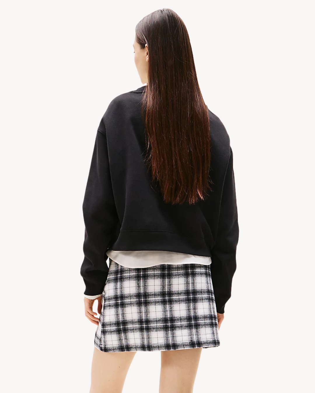 Tommy Jeans - Silver Script Crewneck - Nero