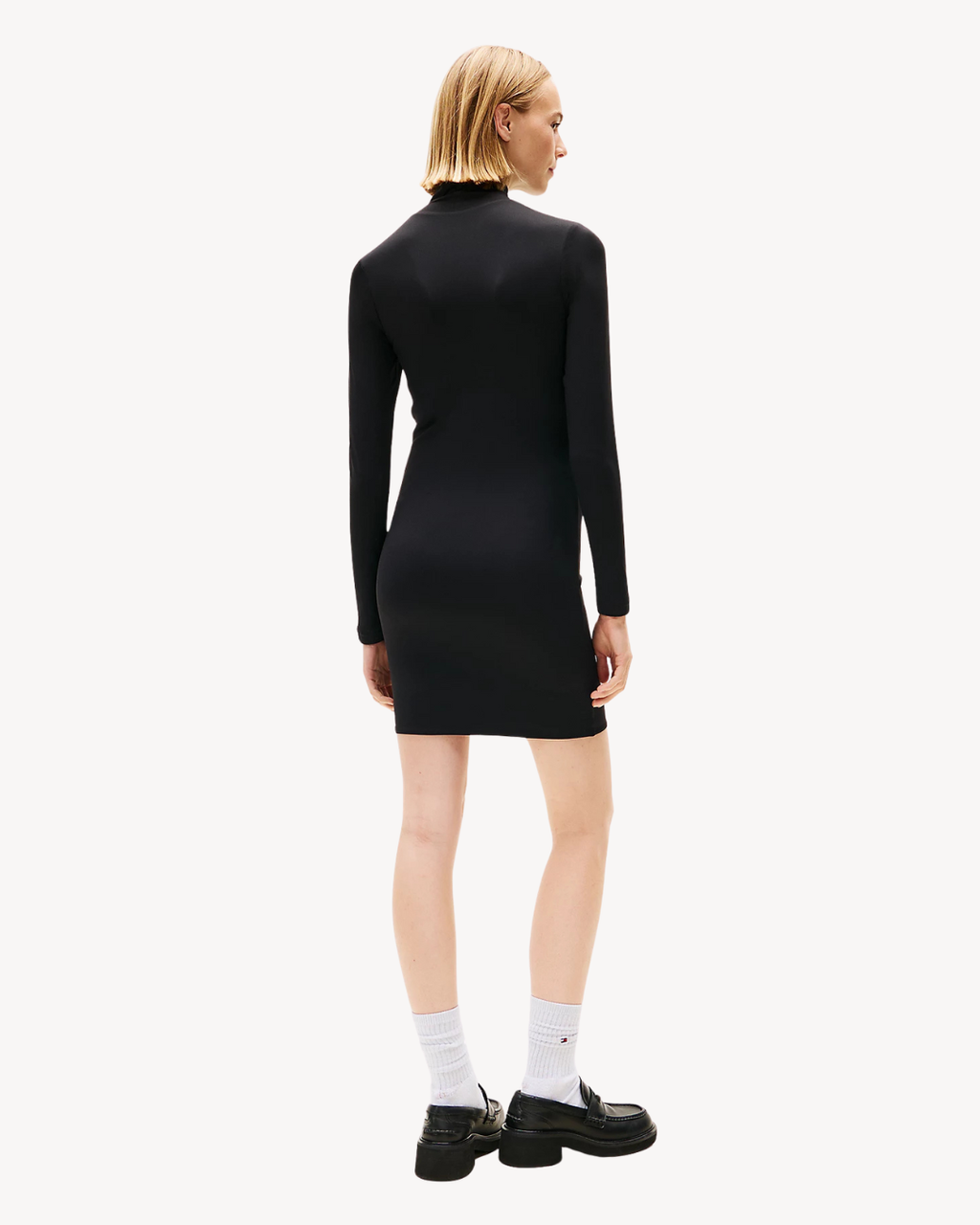 Tommy Jeans - Silver Script Mini Dress - Nero