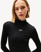 Tommy Jeans - Silver Script Mini Dress - Nero