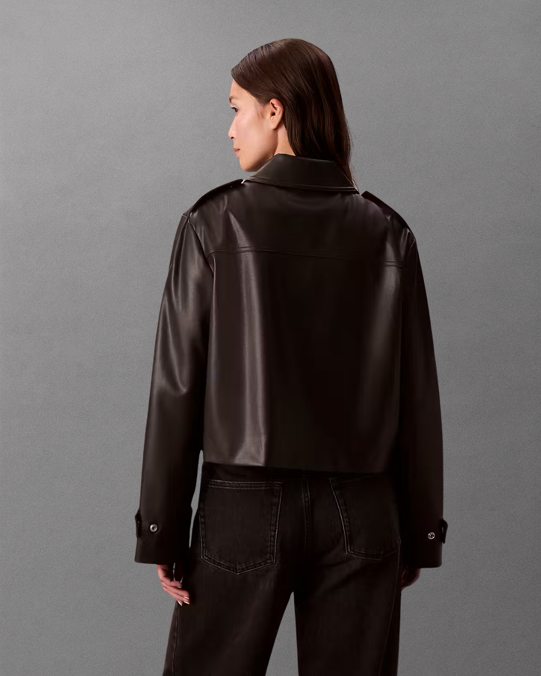 Cavin Klein Jeans - Leather Moto Jacket - Nero