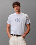 Calvin Klein Jeans - SS 16S Elevated Monologo Tee - Celeste
