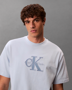 Calvin Klein Jeans - SS 16S Elevated Monologo Tee - Celeste