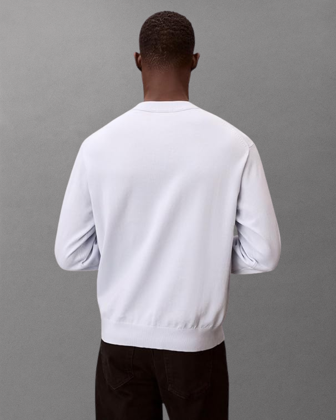 Calvin Klein Jeans - EU LS Cotton Relaxed Crewneck Sweat - Celeste