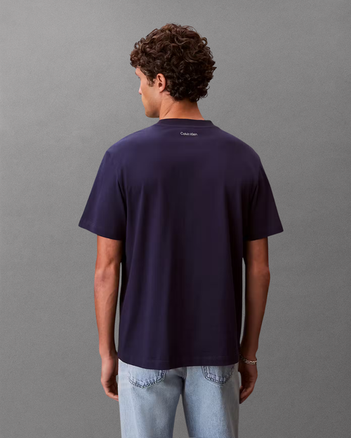 Calvin Klein Jeans - 20S March Graphic Seasonal Fashion Tee - Evening Blue