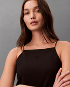 Calvin Klein Jeans - SL Ponte Monogram Cami - Nero