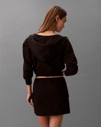 Calvin Klein Jeans - Monogram Terry Cargo Skirt - Nero