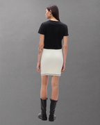 Calvin Klein Jeans - Microcable Mini Skirt - Tofu