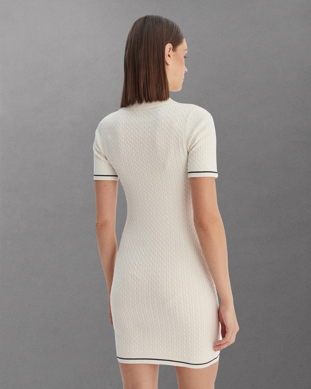 Calvin Klein Jeans - Microcable Mini Dress - Tofu