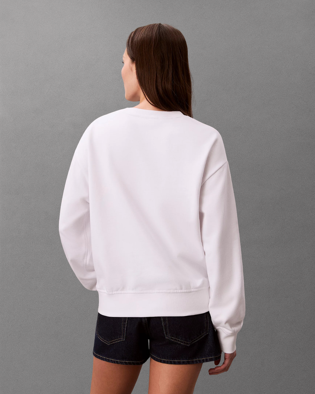 Calvin Klein Jeans - Logo Graphic Crewneck Sweatshirt - Bianco
