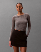 Calvin Klein Jeans - Interlock Mini Skirt - Nero