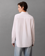 Calvin Klein Jeans - Cotton Poplin Relaxed Shirt Woven - Bianco
