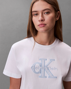 Calvin Klein Jeans - Hero SS Classic Monologo New Tec - Bianco