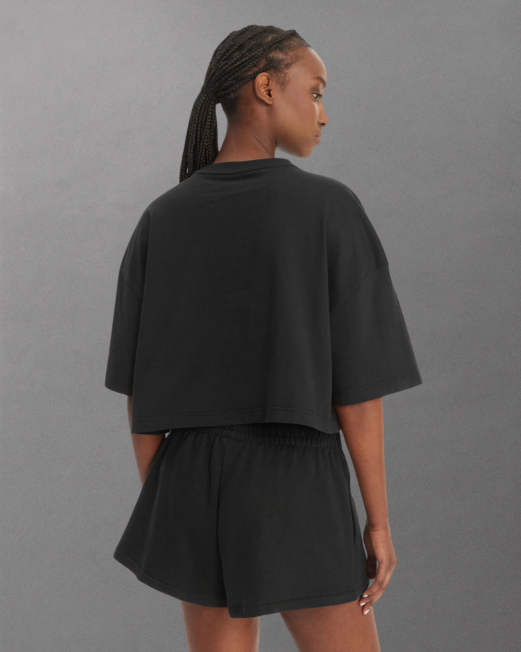 Calvin Klein Jeans - SS Boxy Crop Monologo Tee - Nero