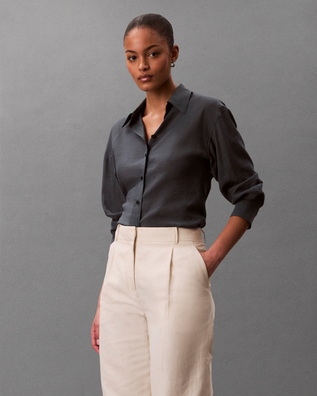 Calvin Klein Jeans - Voile LS Shirt - Biloxi Blues
