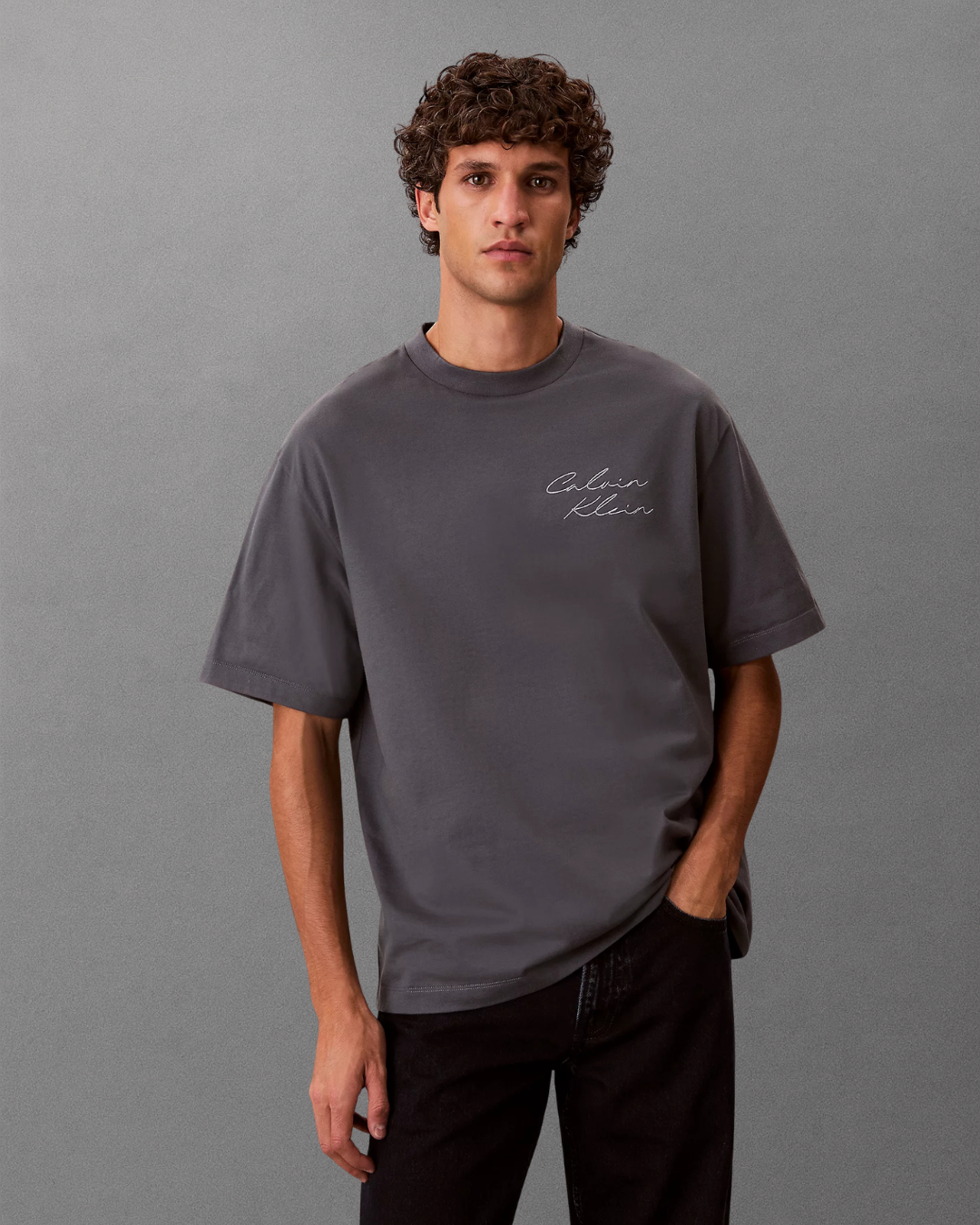 Calvin Klein Jeans - 16S April Graphic Seasonal Fashion Tee - Grigio