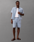 Calvin Klein Jeans - SS Linen Denim Utility - Blu