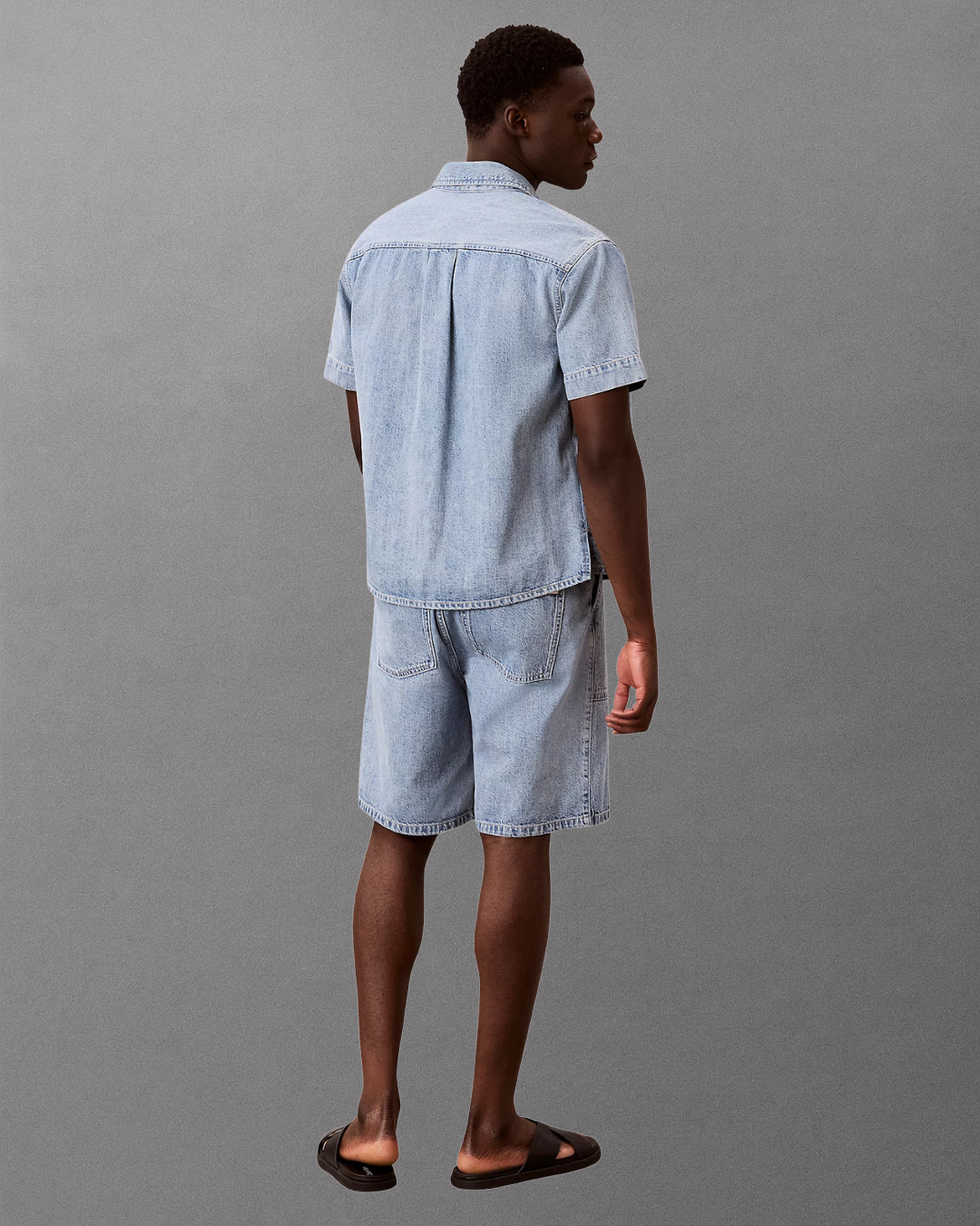Calvin Klein Jeans - SS Linen Denim Utility - Blu
