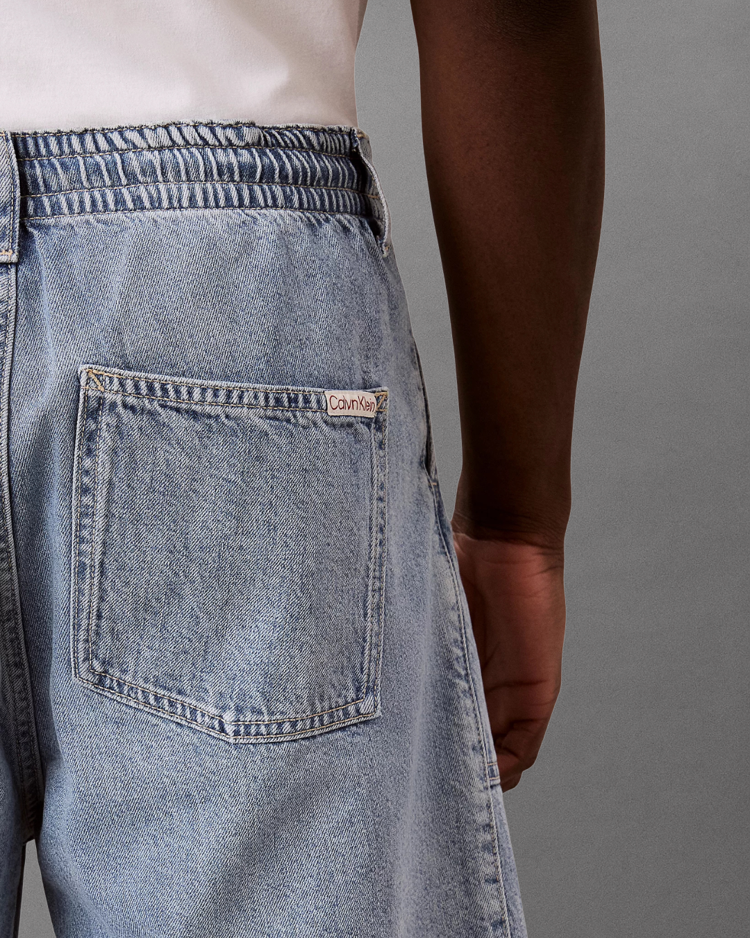 Calvin Klein Jeans - SS Linen Denim Utility - Blu