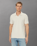 Calvin Klein Jeans - SS Open Collar Casual Pique Polo - Beige