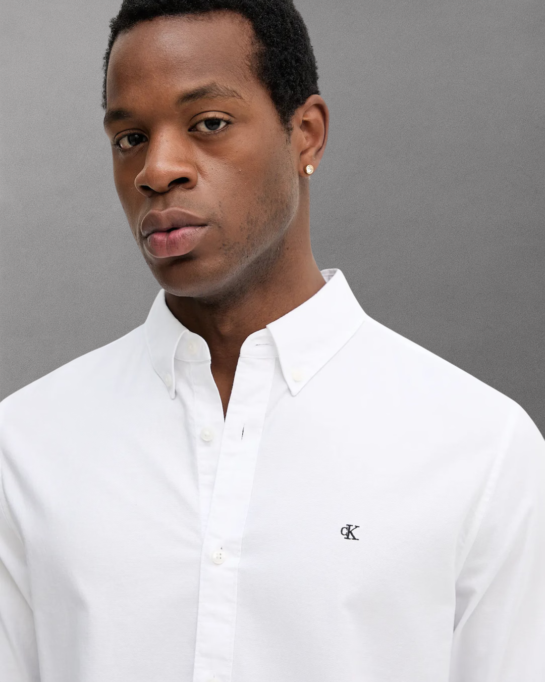 Calvin Klein Jeans - LS Solid Oxford Classic Shirt - Bianco