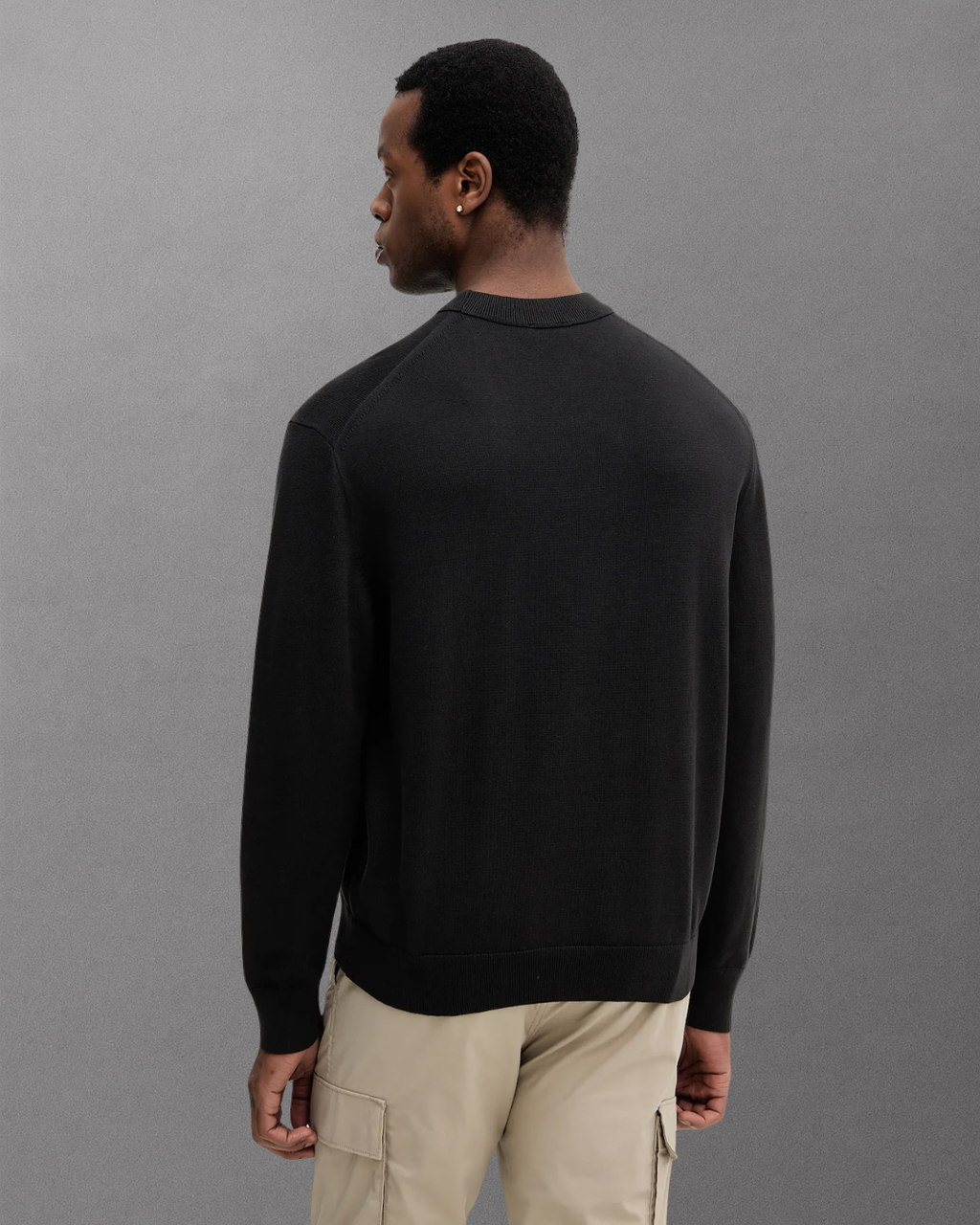 Calvin Klein Jeans - Cotton Crewneck Sweater - Nero
