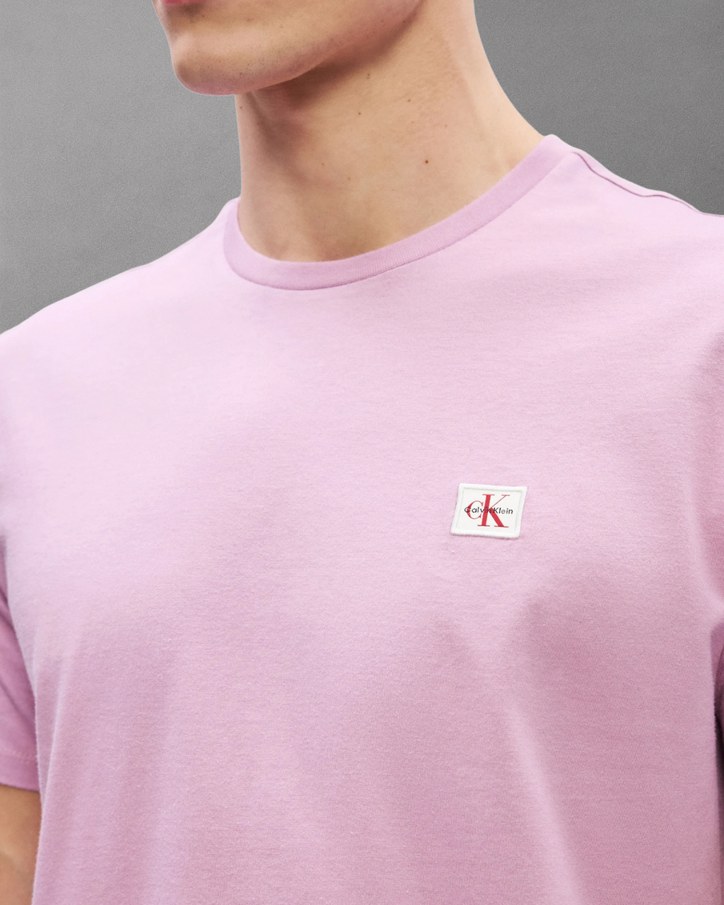 Cavin Klein Jeans - Badge 30S Jersey Classic Tee - Rosa