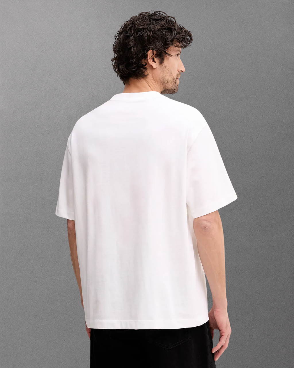 Cavin Klein Jeans - Tricolor Monologo Graphic Tee - Bianco