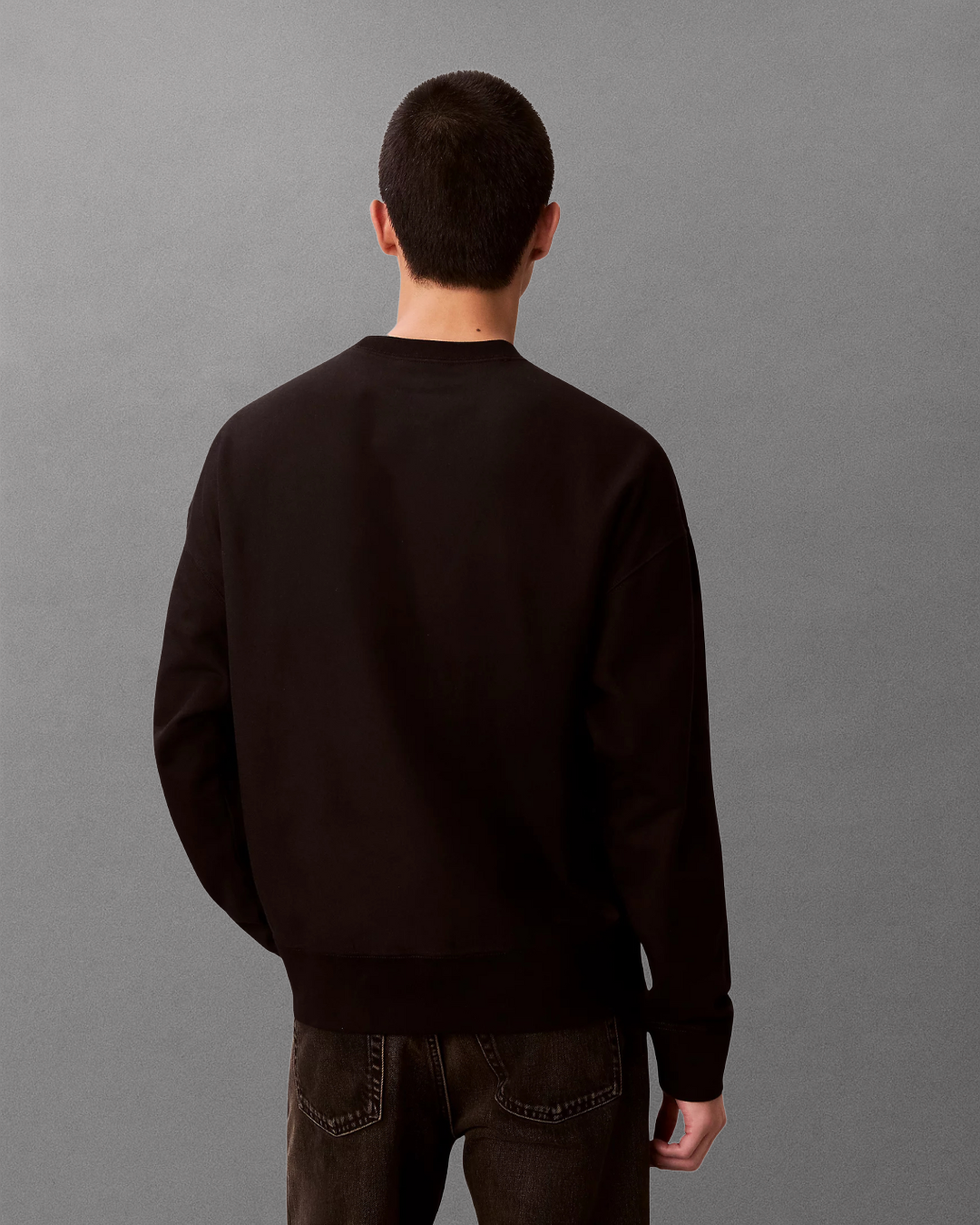 Cavin Klein Jeans - Premium Tri-Color Monologo Fleece - Nero