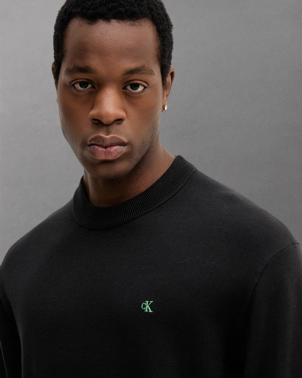 Calvin Klein Jeans - Cotton Crewneck Sweater - Nero