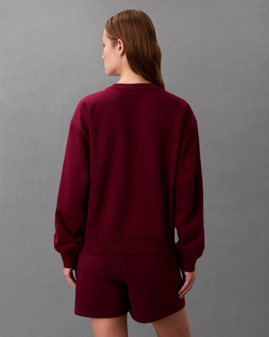 Cavin Klein Jeans - Archive Logo French Terry Relaxed - Bordeaux