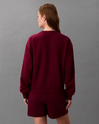 Cavin Klein Jeans - Archive Logo French Terry Relaxed - Bordeaux