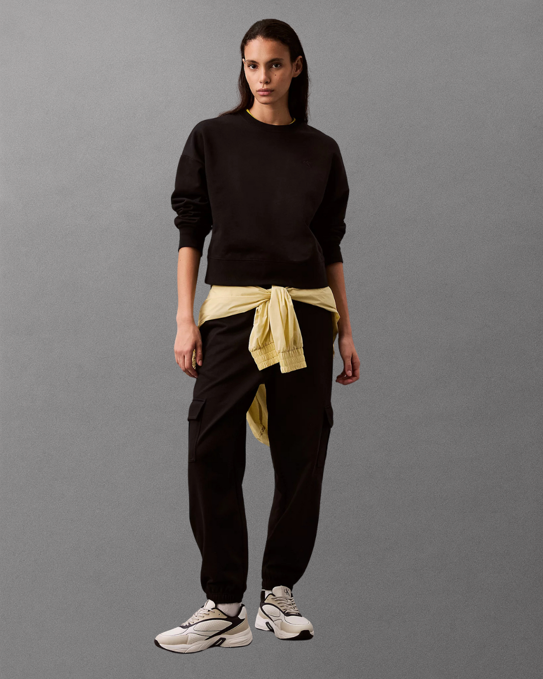 Cavin Klein Jeans - Archive Logo French Terry Relaxed - Nero