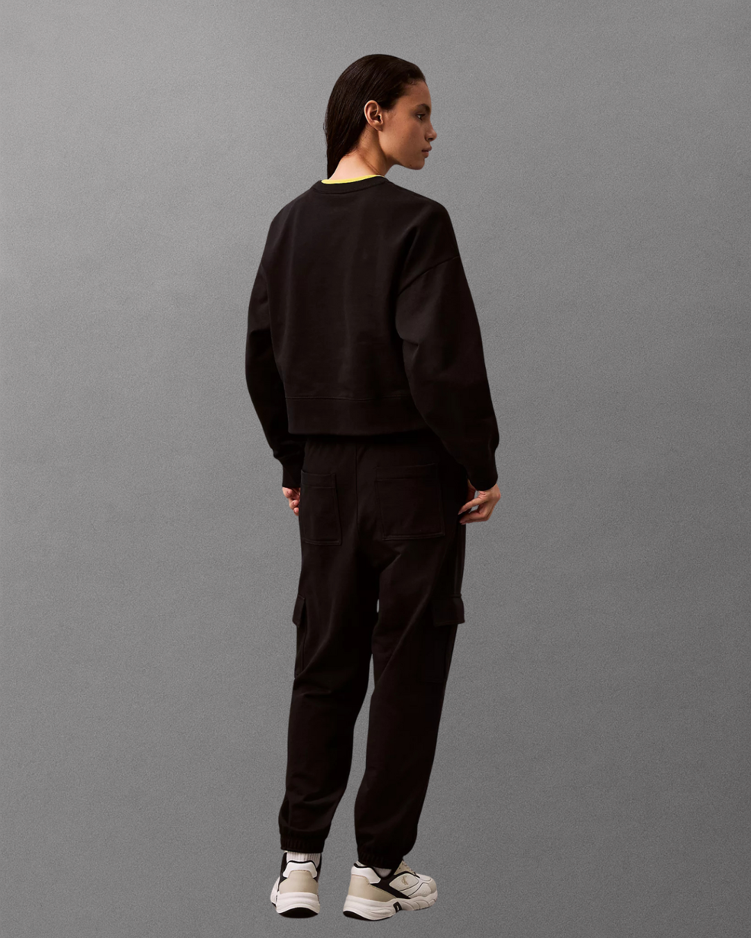 Cavin Klein Jeans - Archive Logo French Terry Relaxed - Nero
