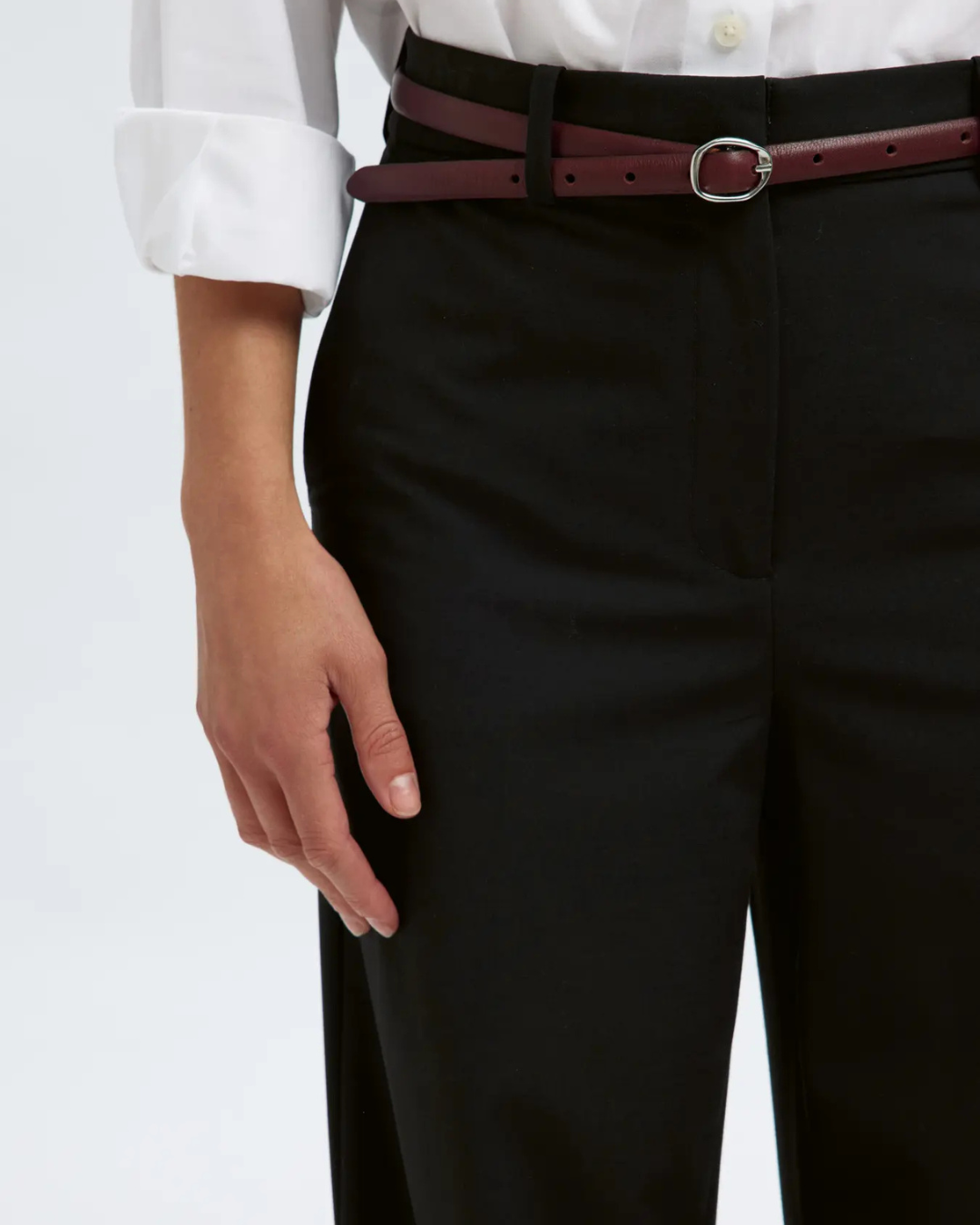 Selected Femme - Slfaila MW Pant - Nero