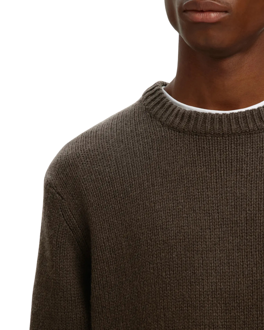 Selected Homme - Slhcody LS Knit Relaxed Crew Neck Noos - Moro