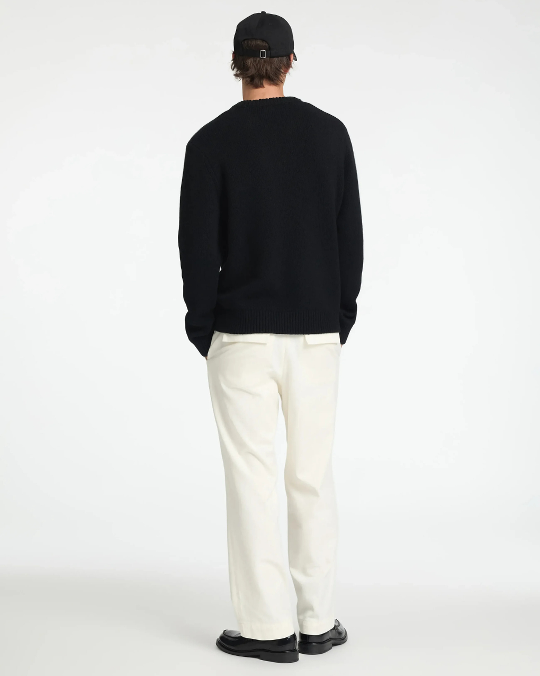 Selected Homme - Slhcody LS Knit Relaxed Crew Neck Noos - Nero