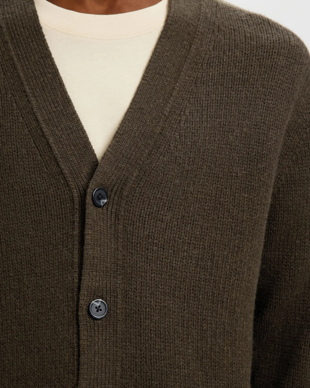 Selected Homme - Slhcody LS Knit Relaxed Cardigan - Denitasse