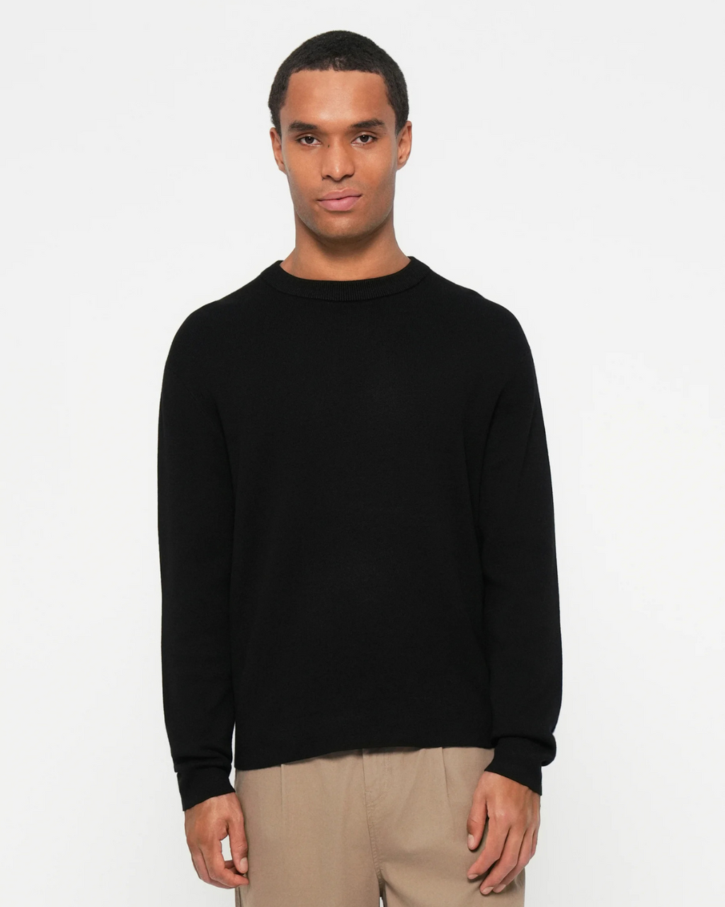 Selected Homme - Slhteller FN Relaxed Crew Neck - Nero