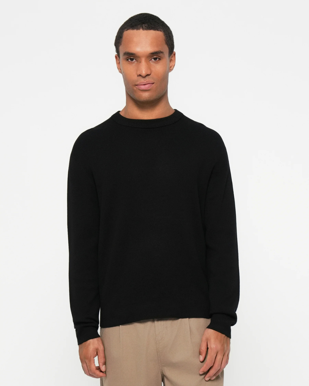 Selected Homme - Slhteller FN Relaxed Crew Neck - Nero
