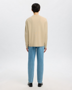 Selected Homme - Slhteller FN Relaxed Crew Neck - Beige
