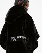 Karl Lagerfeld Jeans -  Klj Faux Fur Jacket - Nero