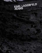 Karl Lagerfeld Jeans - Klj Crushed Velvet Skirt - Nero