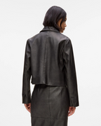 Karl Lagerfeld Jeans - Klj Distressed PU Blazer - Nero